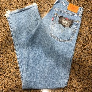 Levi’s high rise straight leg
